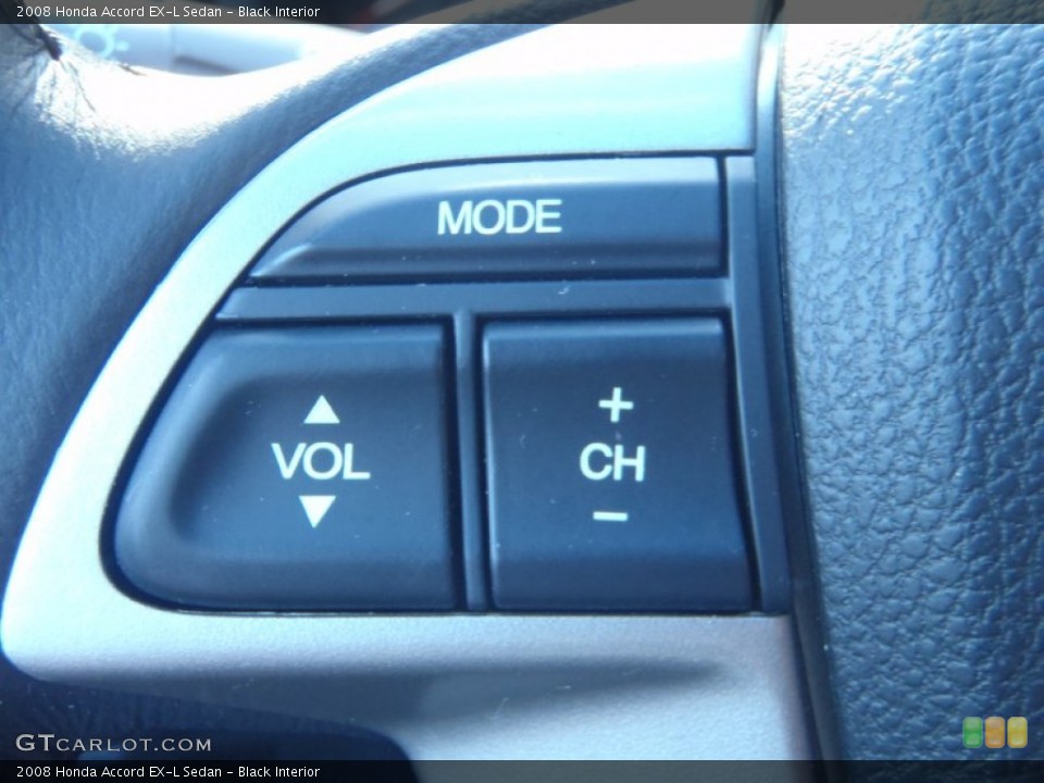 Black Interior Controls for the 2008 Honda Accord EX-L Sedan #55838366