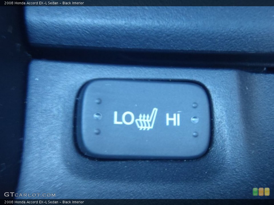 Black Interior Controls for the 2008 Honda Accord EX-L Sedan #55838402