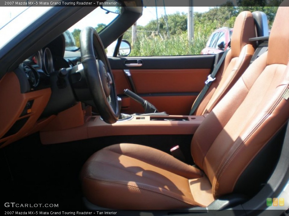Tan Interior Photo for the 2007 Mazda MX-5 Miata Grand Touring Roadster #55838720