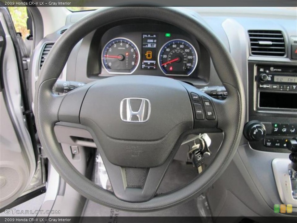 Gray Interior Steering Wheel for the 2009 Honda CR-V LX #55838893