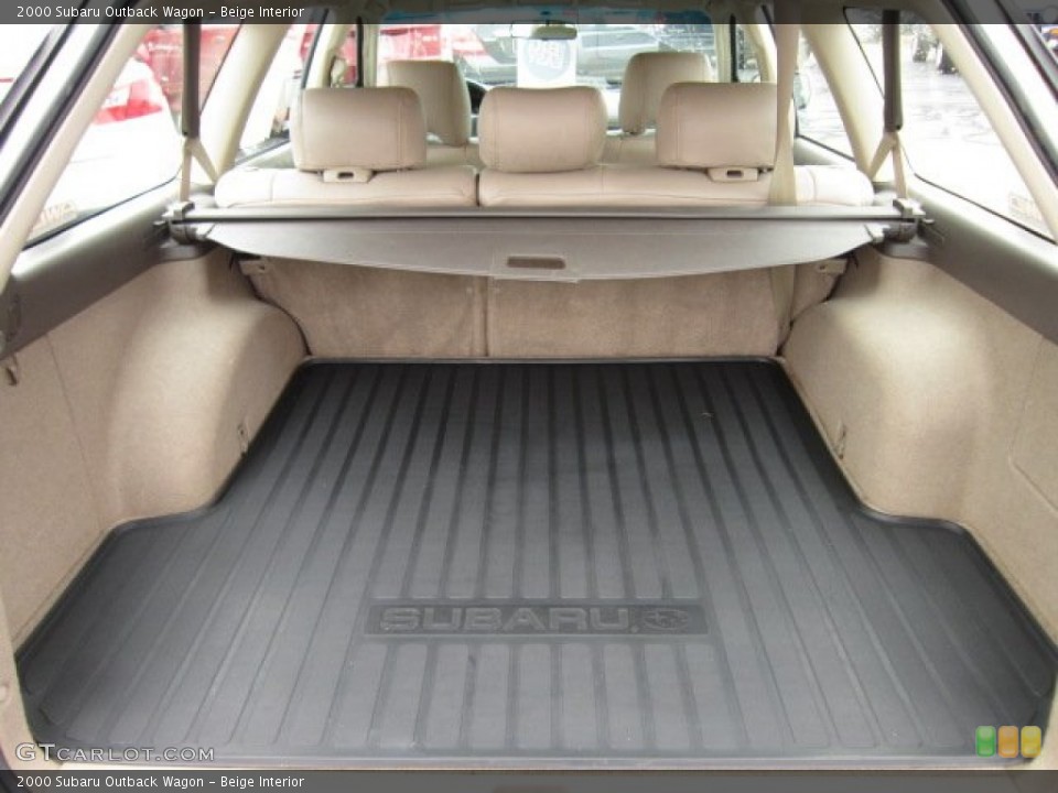 Beige Interior Trunk for the 2000 Subaru Outback Wagon #55839935