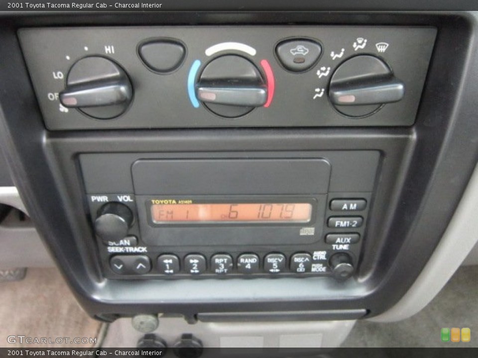 Charcoal Interior Controls for the 2001 Toyota Tacoma Regular Cab #55840613