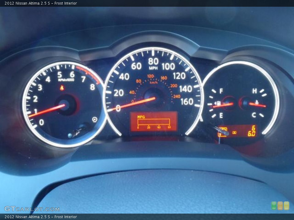 Frost Interior Gauges for the 2012 Nissan Altima 2.5 S #55842182
