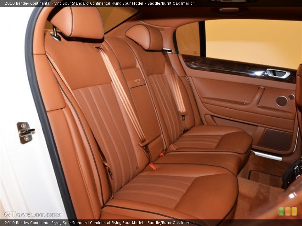 Saddle/Burnt Oak 2010 Bentley Continental Flying Spur Interiors