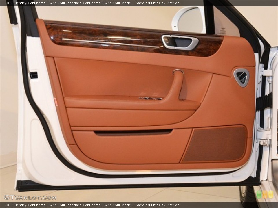 Saddle/Burnt Oak Interior Door Panel for the 2010 Bentley Continental Flying Spur  #55842890