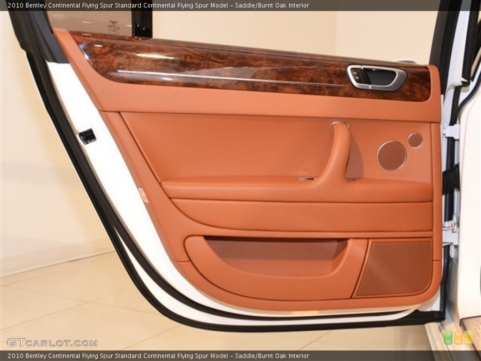 Saddle/Burnt Oak Interior Door Panel for the 2010 Bentley Continental Flying Spur  #55842902