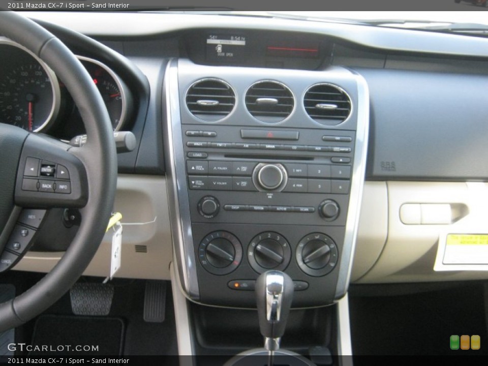Sand Interior Controls for the 2011 Mazda CX-7 i Sport #55843967