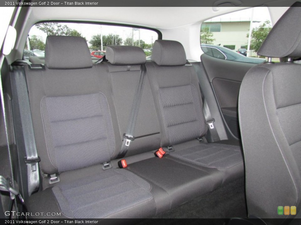 Titan Black Interior Photo for the 2011 Volkswagen Golf 2 Door #55845104