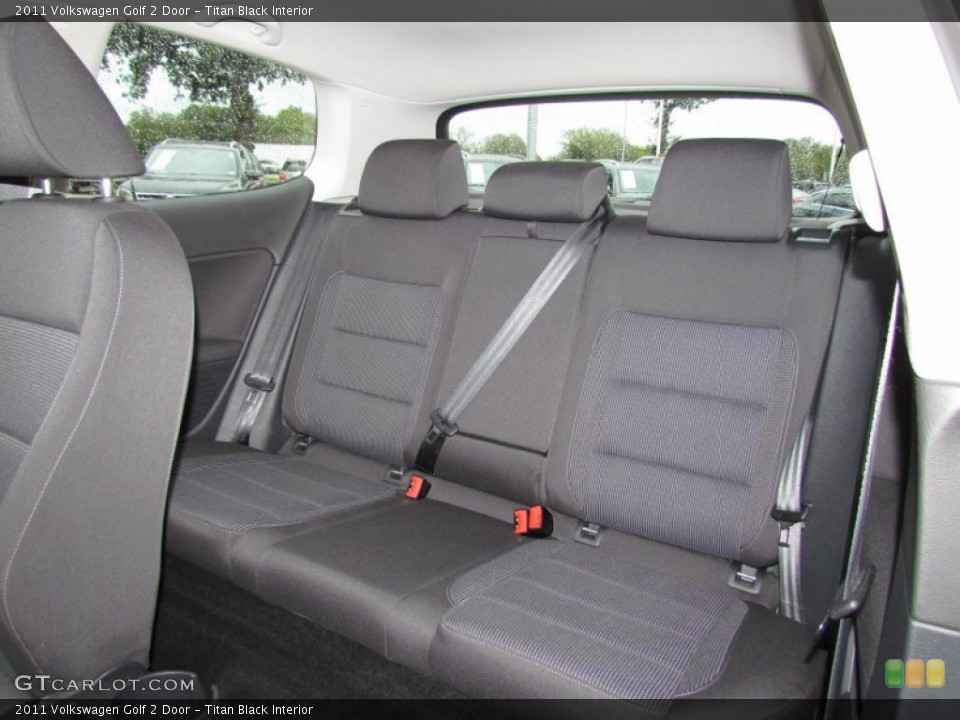 Titan Black Interior Photo for the 2011 Volkswagen Golf 2 Door #55845107