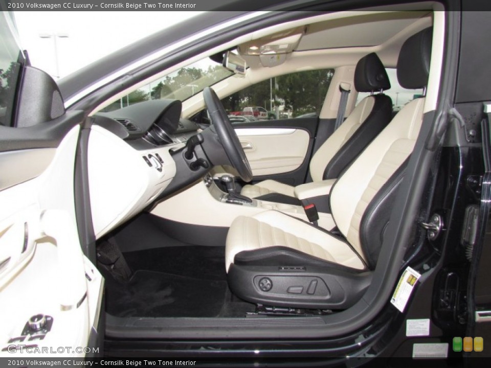Cornsilk Beige Two Tone Interior Photo for the 2010 Volkswagen CC Luxury #55845224