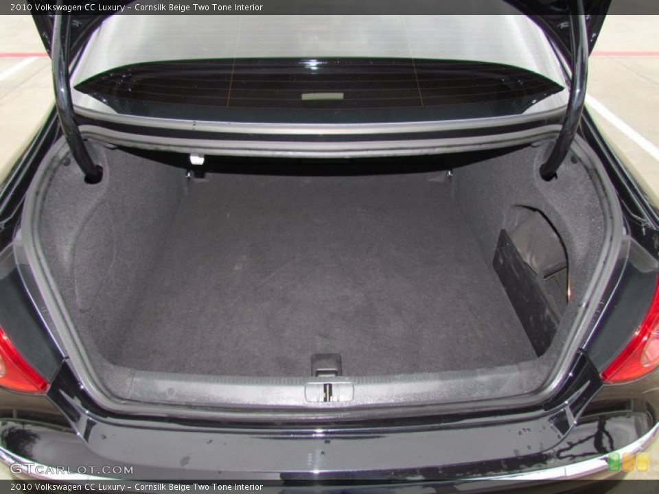 Cornsilk Beige Two Tone Interior Trunk for the 2010 Volkswagen CC Luxury #55845263