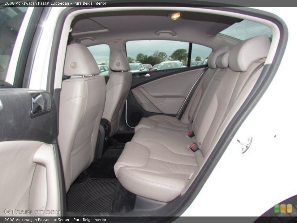 Pure Beige Interior Photo for the 2008 Volkswagen Passat Lux Sedan #55845368
