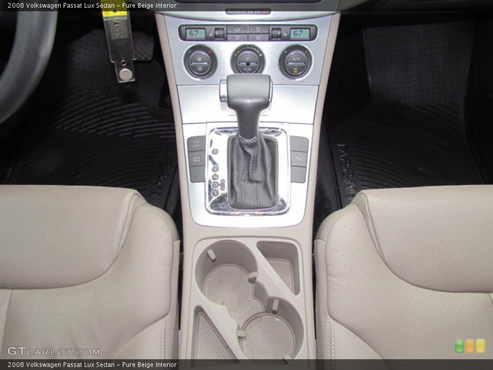 Pure Beige Interior Transmission for the 2008 Volkswagen Passat Lux Sedan #55845386