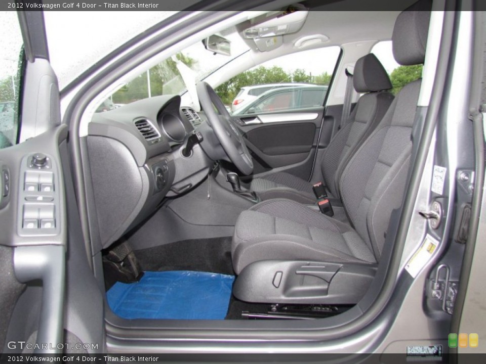 Titan Black Interior Photo for the 2012 Volkswagen Golf 4 Door #55846086