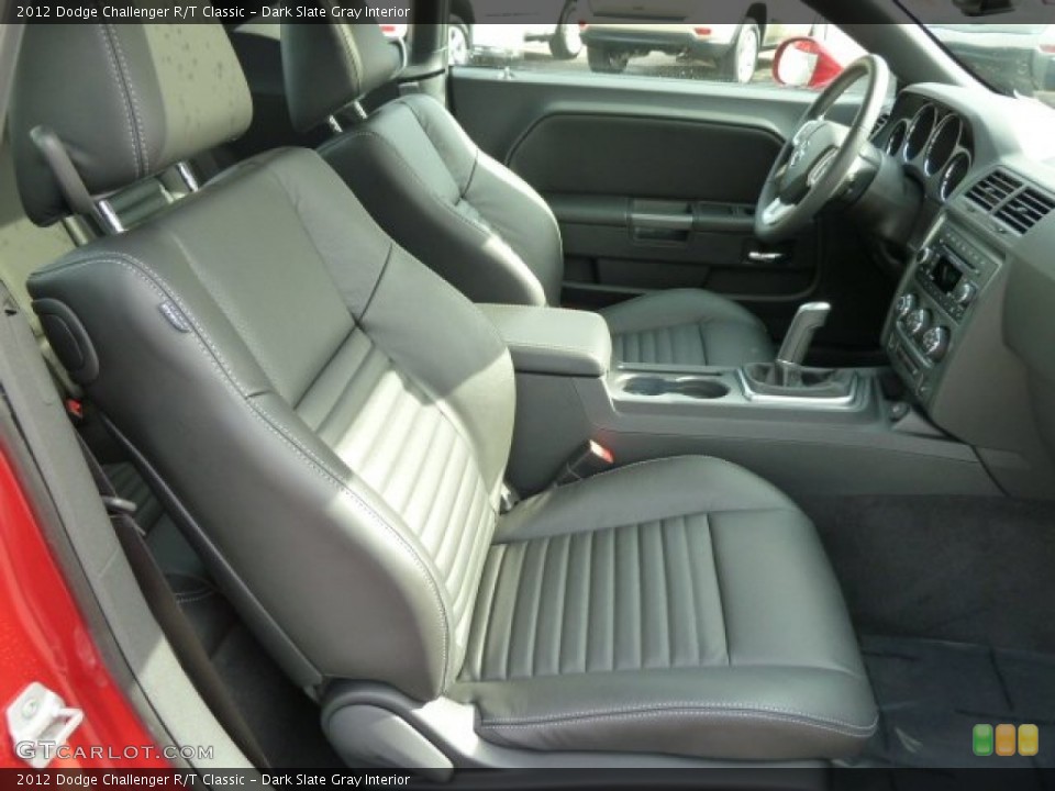 Dark Slate Gray Interior Photo for the 2012 Dodge Challenger R/T Classic #55847134