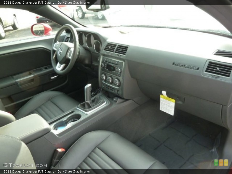 Dark Slate Gray Interior Photo for the 2012 Dodge Challenger R/T Classic #55847141