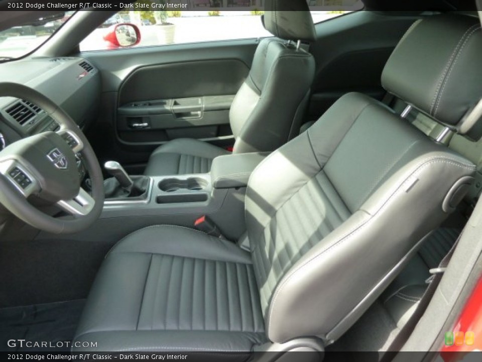 Dark Slate Gray Interior Photo for the 2012 Dodge Challenger R/T Classic #55847164