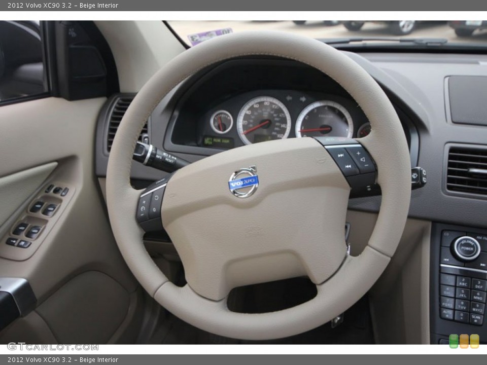 Beige Interior Steering Wheel for the 2012 Volvo XC90 3.2 #55847815