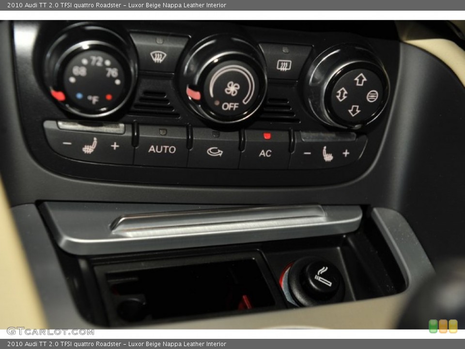 Luxor Beige Nappa Leather Interior Controls for the 2010 Audi TT 2.0 TFSI quattro Roadster #55848094