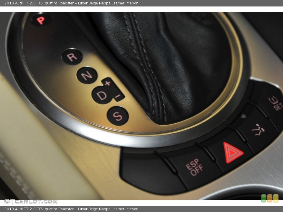 Luxor Beige Nappa Leather Interior Transmission for the 2010 Audi TT 2.0 TFSI quattro Roadster #55848112