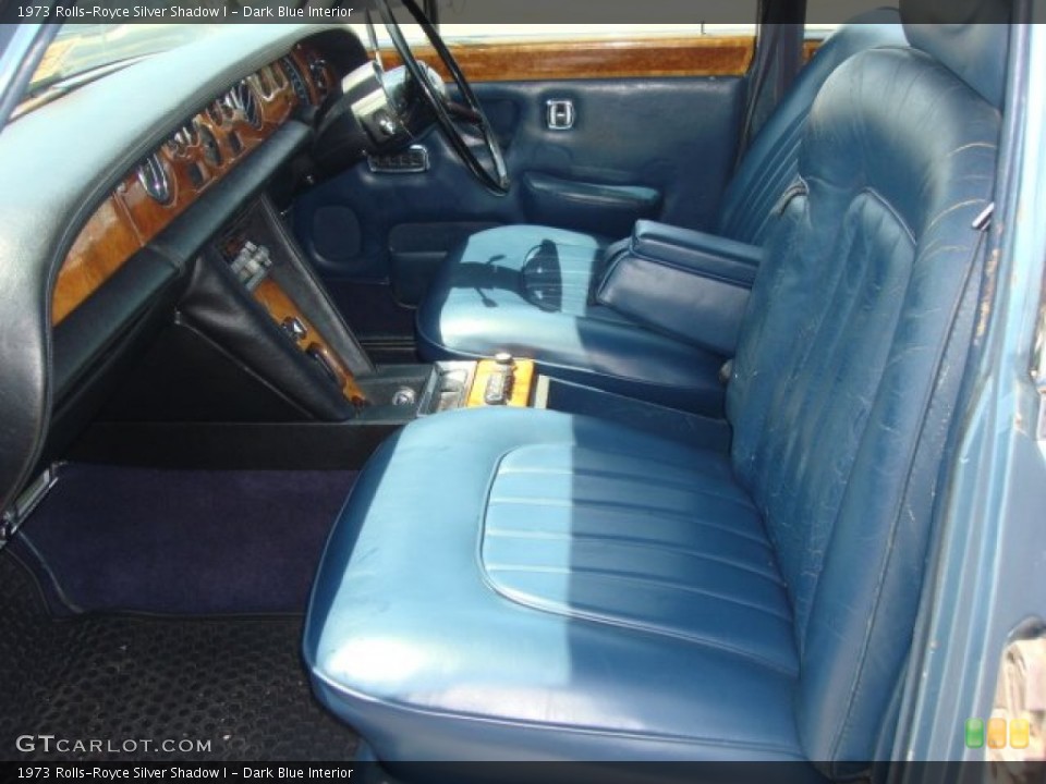 Dark Blue Interior Photo for the 1973 Rolls-Royce Silver Shadow I #55851340
