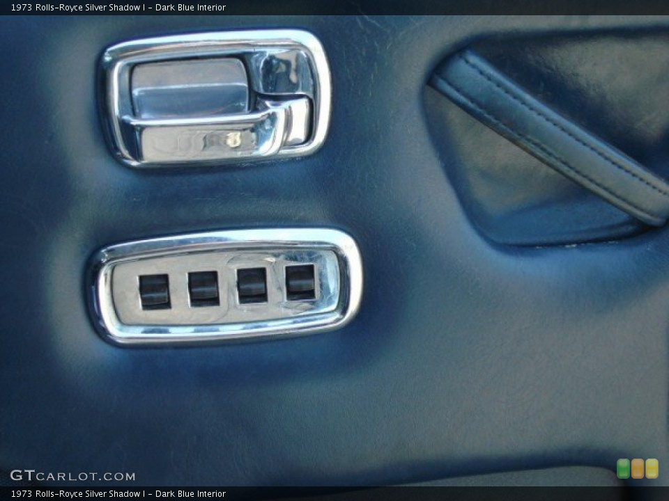 Dark Blue Interior Controls for the 1973 Rolls-Royce Silver Shadow I #55851523