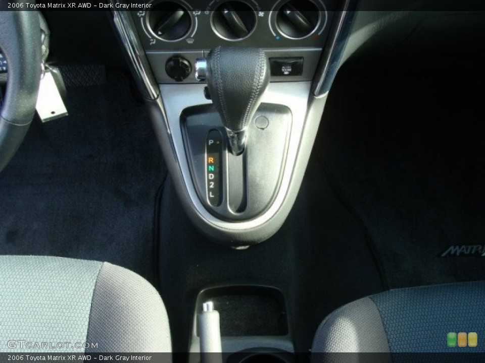 Dark Gray Interior Transmission for the 2006 Toyota Matrix XR AWD #55851694