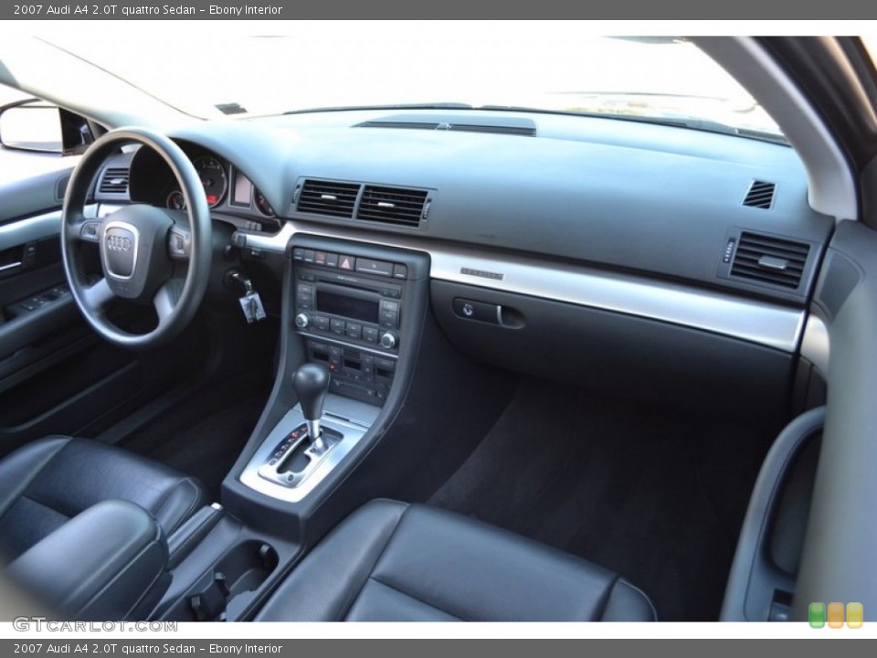 Ebony Interior Dashboard for the 2007 Audi A4 2.0T quattro Sedan #55852645