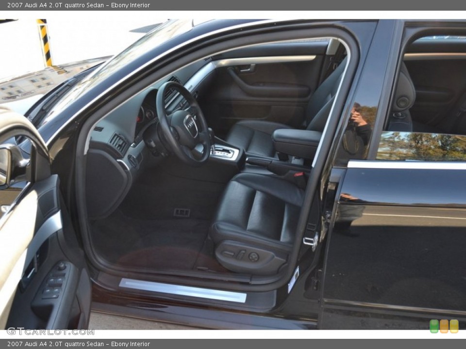 Ebony Interior Photo for the 2007 Audi A4 2.0T quattro Sedan #55852663
