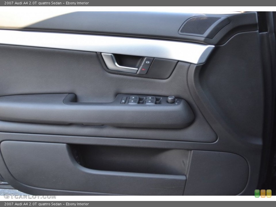 Ebony Interior Door Panel for the 2007 Audi A4 2.0T quattro Sedan #55852681