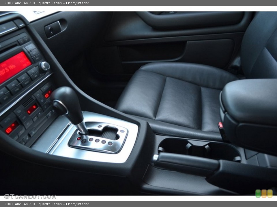 Ebony Interior Transmission for the 2007 Audi A4 2.0T quattro Sedan #55852699