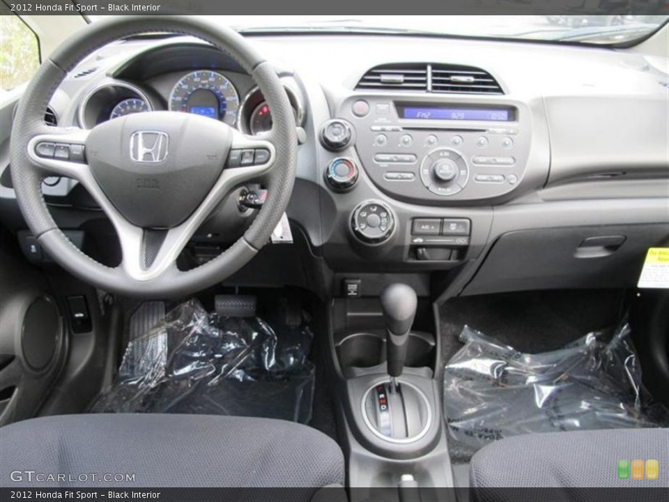 Black Interior Dashboard for the 2012 Honda Fit Sport #55853347