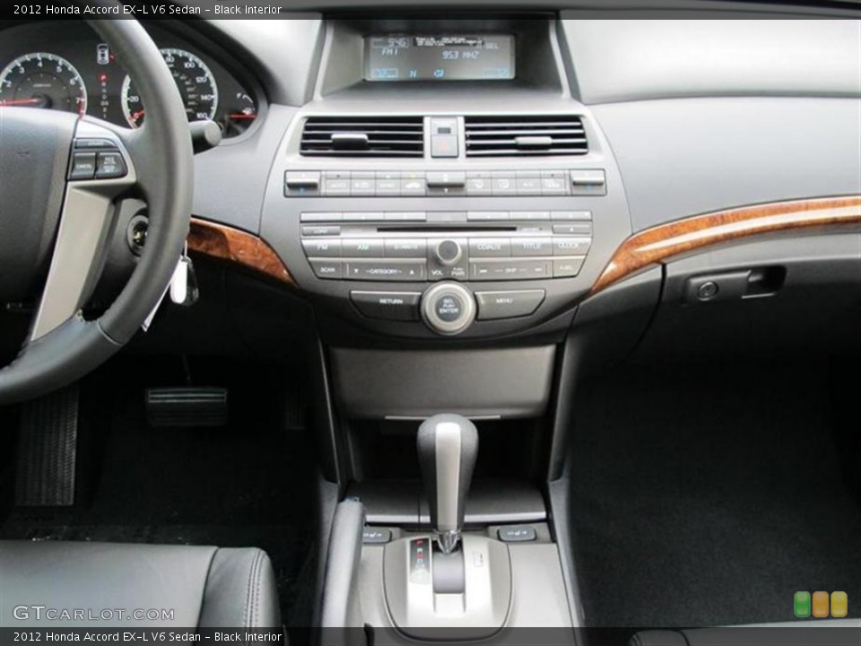 Black Interior Dashboard for the 2012 Honda Accord EX-L V6 Sedan #55854241