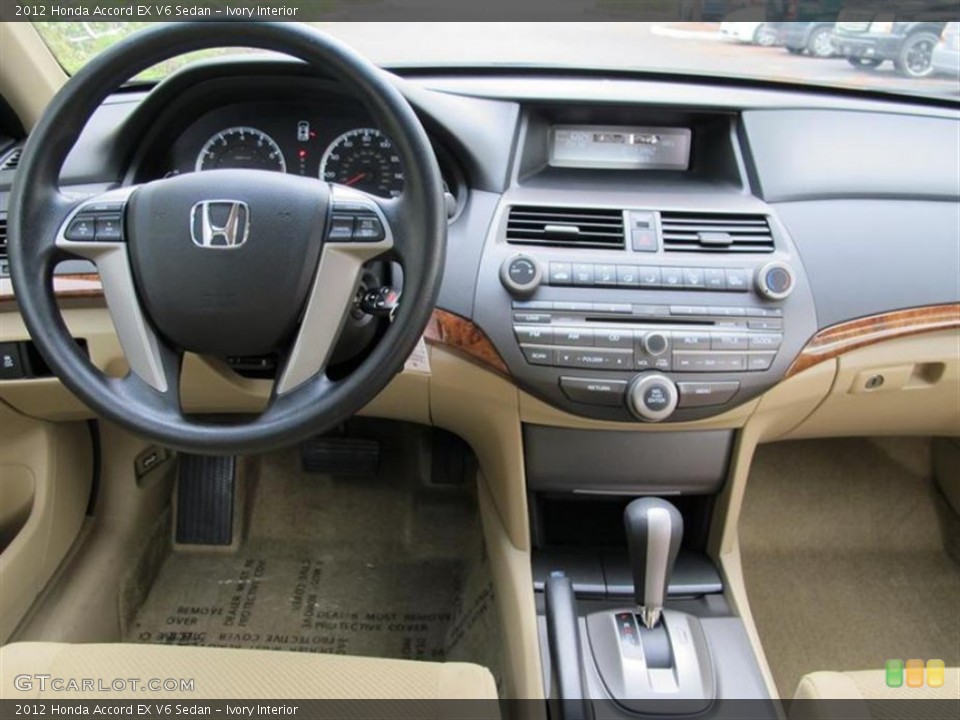 Ivory Interior Dashboard for the 2012 Honda Accord EX V6 Sedan #55854319