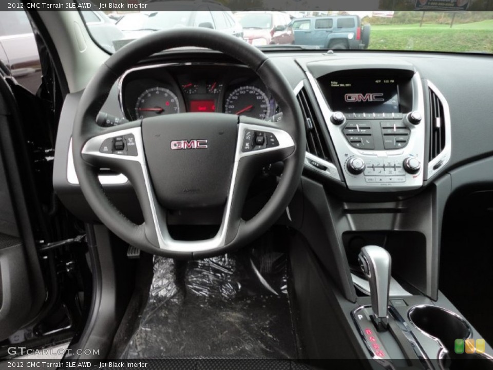 Jet Black Interior Dashboard for the 2012 GMC Terrain SLE AWD #55854573