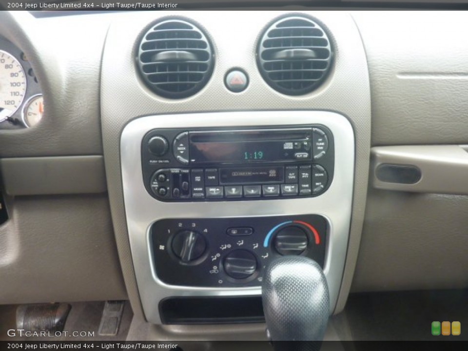 Light Taupe/Taupe Interior Controls for the 2004 Jeep Liberty Limited 4x4 #55854850