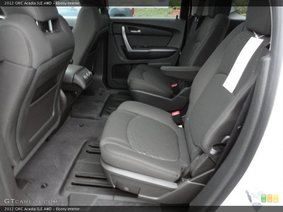 Ebony Interior Photo for the 2012 GMC Acadia SLE AWD #55854955