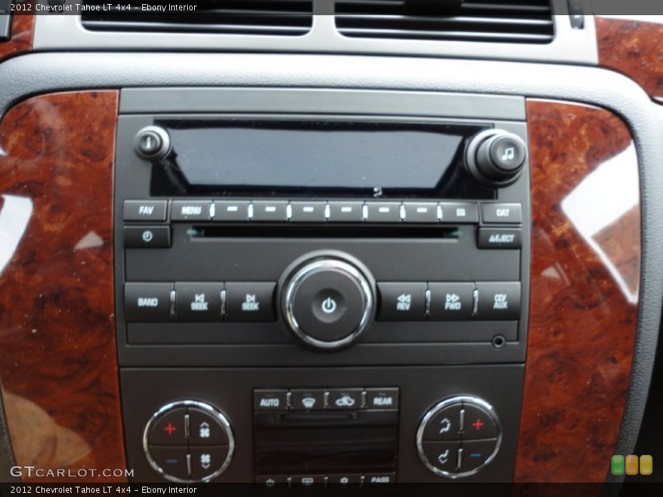 Ebony Interior Audio System for the 2012 Chevrolet Tahoe LT 4x4 #55855888