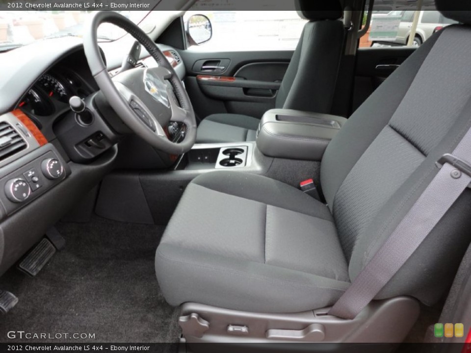 Ebony Interior Photo for the 2012 Chevrolet Avalanche LS 4x4 #55856002