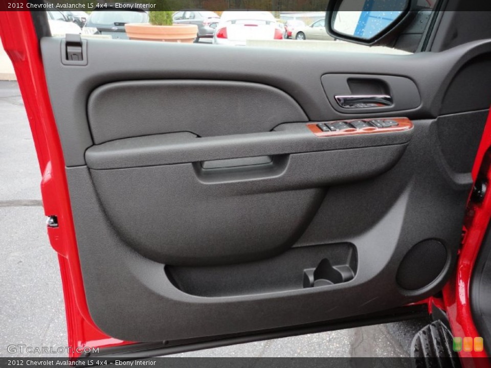 Ebony Interior Door Panel for the 2012 Chevrolet Avalanche LS 4x4 #55856020