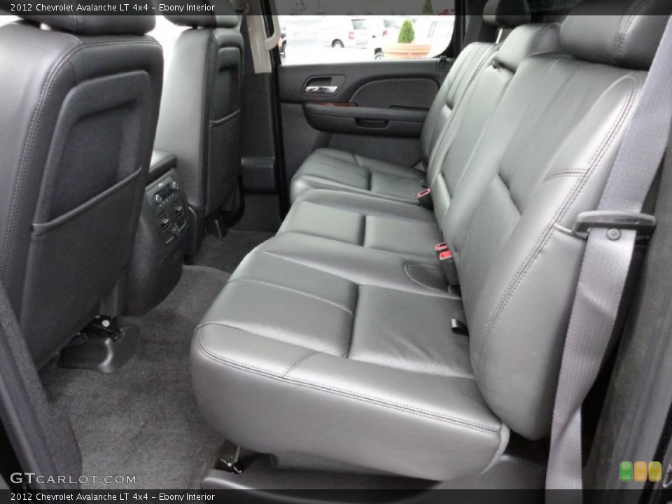 Ebony Interior Photo for the 2012 Chevrolet Avalanche LT 4x4 #55856389