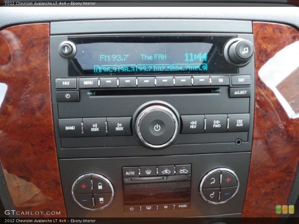 Ebony Interior Audio System for the 2012 Chevrolet Avalanche LT 4x4 #55856434