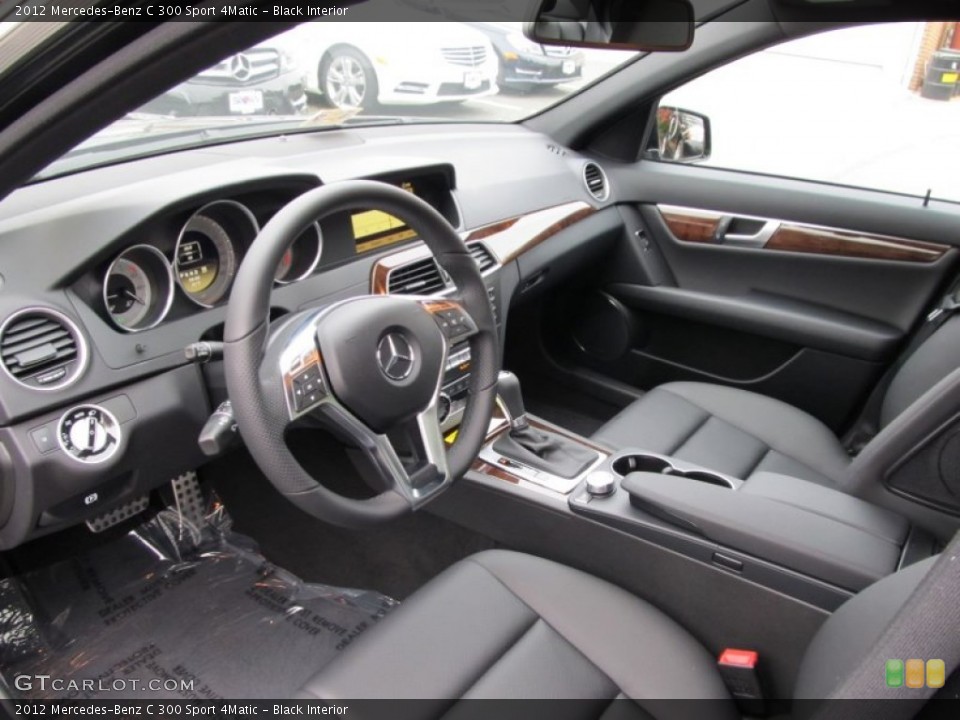 Black Interior Photo for the 2012 Mercedes-Benz C 300 Sport 4Matic #55857082