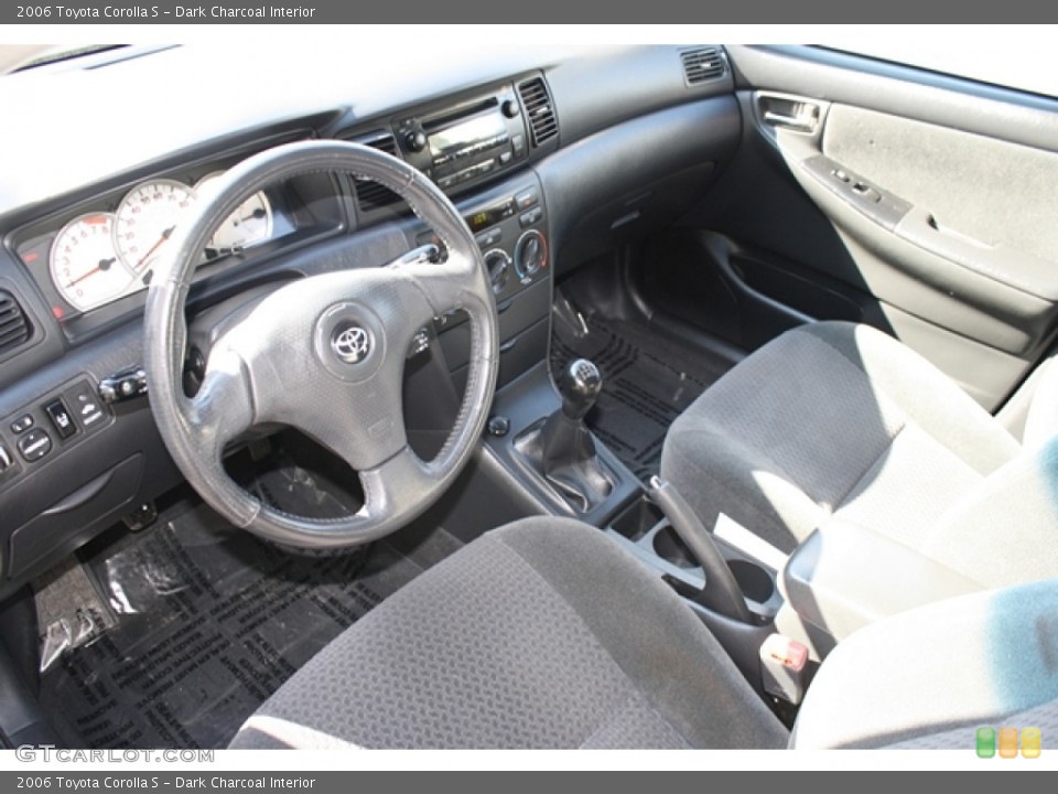 Dark Charcoal Interior Photo for the 2006 Toyota Corolla S #55857202