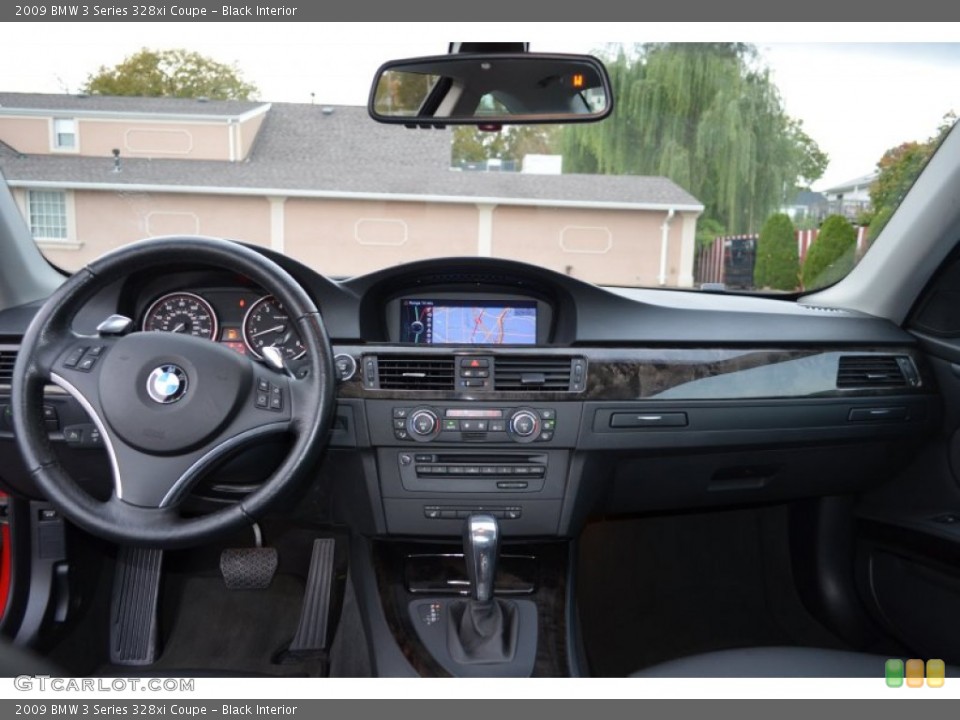 Black Interior Dashboard for the 2009 BMW 3 Series 328xi Coupe #55857780