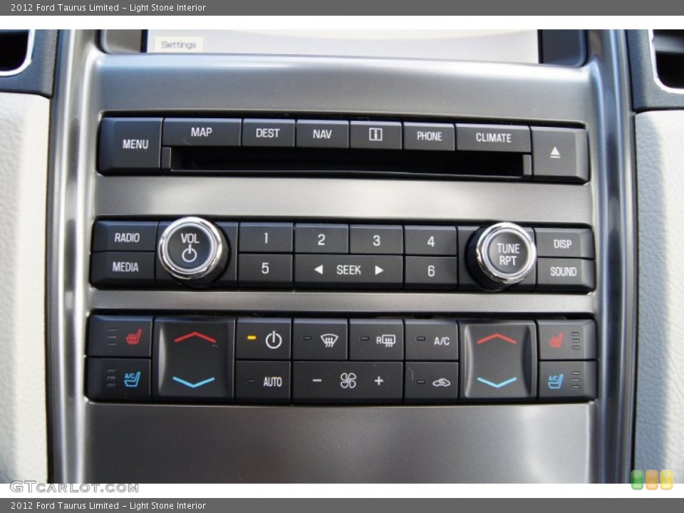 Light Stone Interior Controls for the 2012 Ford Taurus Limited #55858849