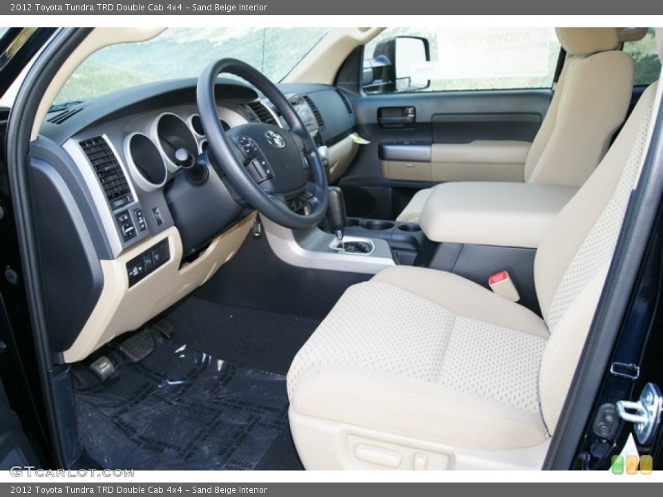 Sand Beige Interior Photo for the 2012 Toyota Tundra TRD Double Cab 4x4 #55859896