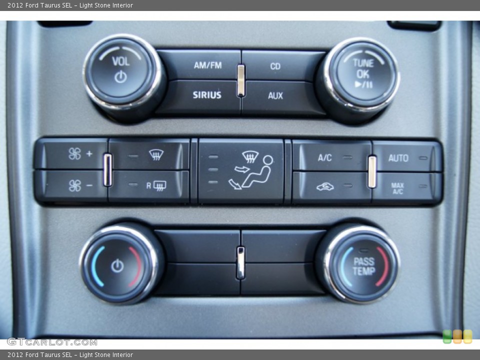 Light Stone Interior Controls for the 2012 Ford Taurus SEL #55860046
