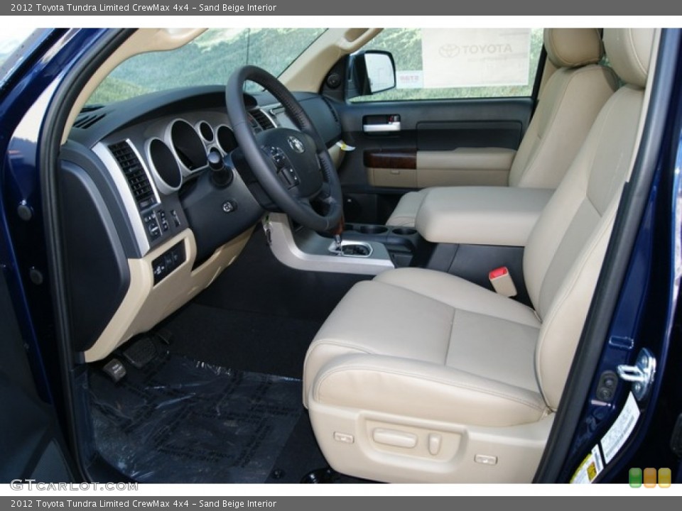 Sand Beige Interior Photo for the 2012 Toyota Tundra Limited CrewMax 4x4 #55860151