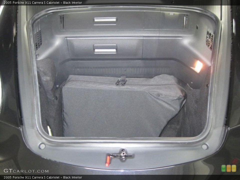 Black Interior Trunk for the 2005 Porsche 911 Carrera S Cabriolet #55860883